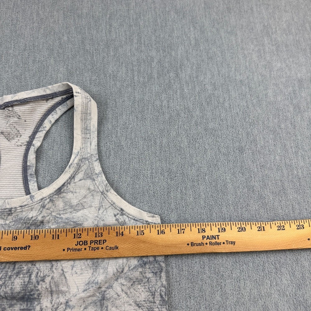 Lululemon Tank Top Womens 8 Gray Multi Dye Swiftly Tech Racerback Yoga Running - Picture 6 of 11